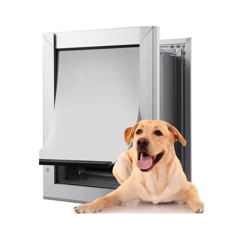 ISO9001 PET Ασφαλής Αλουμινίου Πύλη PET Τέσσερις τρόποι κλεισίματος Μαγνητική κλειδαριά Πύλη σκύλου