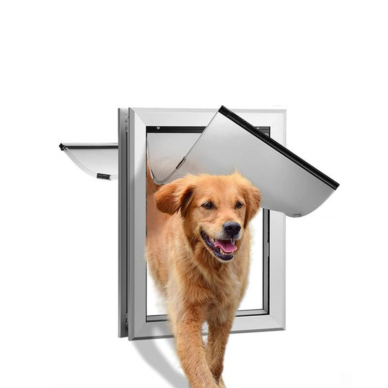 ISO9001 PET Ασφαλής Αλουμινίου Πύλη PET Τέσσερις τρόποι κλεισίματος Μαγνητική κλειδαριά Πύλη σκύλου