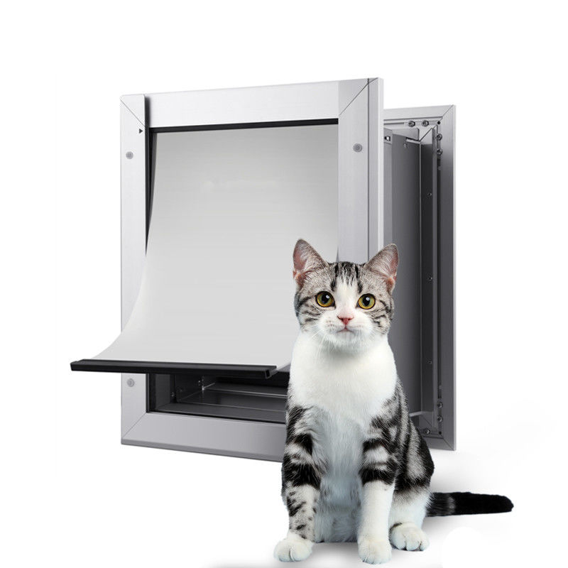 ISO9001 PET Ασφαλής Αλουμινίου Πύλη PET Τέσσερις τρόποι κλεισίματος Μαγνητική κλειδαριά Πύλη σκύλου