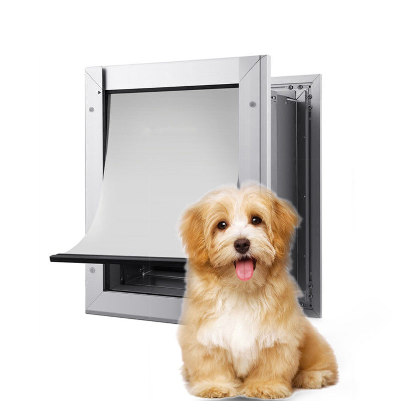 ISO9001 PET Ασφαλής Αλουμινίου Πύλη PET Τέσσερις τρόποι κλεισίματος Μαγνητική κλειδαριά Πύλη σκύλου